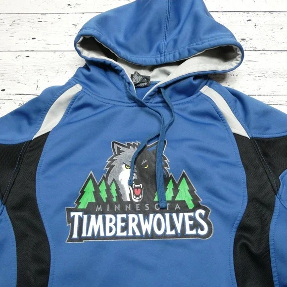 Minnesota Timberwolves Hoodie Mens Small NBA Basketball Pullover Sweatshirt - Picture 2 of 7
